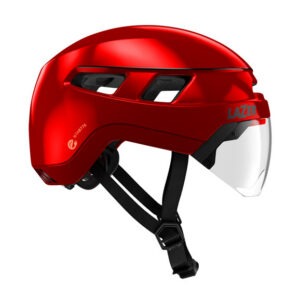 Kiiver LAZER URBANIZE +led, Metallic Red, punane (M)